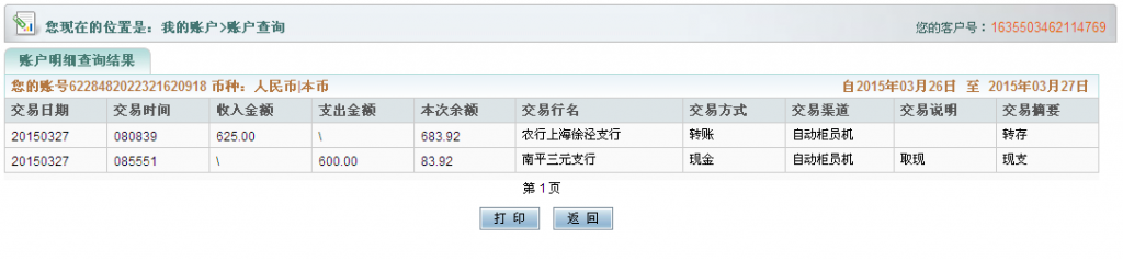 3月27日上?？蛻魠R款625元購15把剪刀